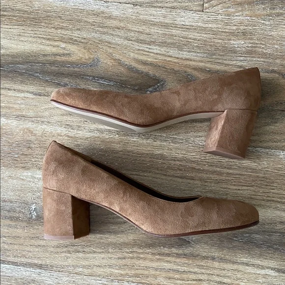 Margaux The Heel in Chesnut Suede - Picture 6 of 14